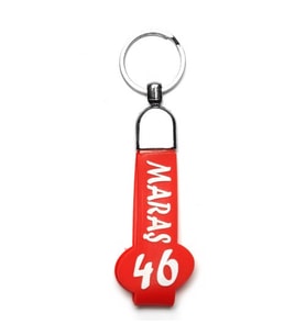 SLİKON SAPLI ŞEHİR PLAKA  ANAHTARLIK-(MARAŞ46)ANAH117