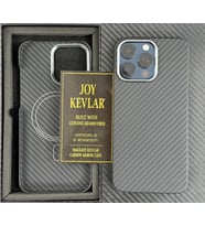 Joykevlar İphone 16 Pro Gerçek Kevlar Carbon Premium Telefon Kılıfı