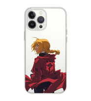 Iphone 12 PRO Uyumlu Edward Elric Tasarımlı Şeffaf Telefon Kılıfı