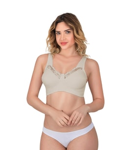 TEN MI Emay 181 C Dantelli Toparlayıcı Cotton Sütyen