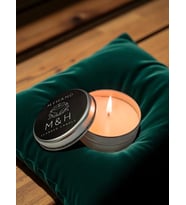 MyHand Soyawax Gümüş Teneke Mum Lady Musk Esans Kokulu Kutu Mum 60 Gr