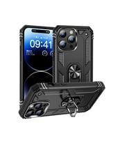 Apple iPhone 15 Pro Max Uyumlu Kılıf Zore Vega Kapak (Siyah)