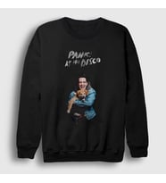Presmono Unisex Siyah Brendon Panic! at the Disco Sweatshirt 72113tt