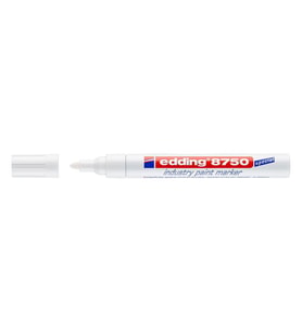 Edding 8750 Tam Örtücü Endüstri Boyama Markörü 2-4 mm BEYAZ 