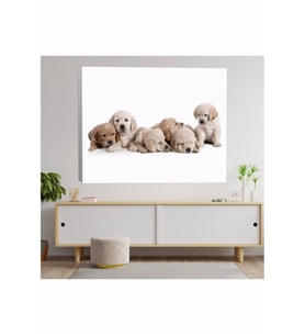 Köpek Yavrusu Temalı Kanvas Tablo