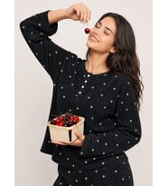 Kadın 8905-7 Waffle Pijama Takımı