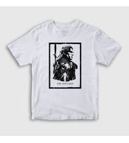 Presmono Unisex Çocuk Beyaz Poster Dizi Witcher T-Shirt 325589tt