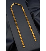 Hematit Doğal Taş Parlak Gold Kare Kesim 6x6mm Dizi [AA]