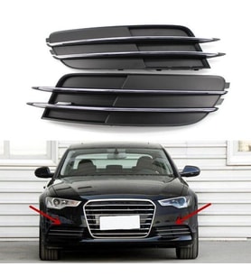 Audi A6 Ön Tampon Izgara Sol (Kromlu) Sissiz 2013 Sonrası Uyumlu