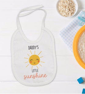 BK Kids Daddy's Little Sunshine Tasarımlı Bebek Mama Önlüğü - Model 1