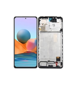 Xiaomi Redmi Note 10 Pro 4G ile Uyumlu TFT Ekran Dokunmatik Çıtalı (Siyah)