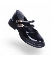 Scarletta S12 Rugan Siyah Kadın Loafer Ayakkabı