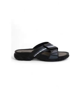 2143-3200-17 Tam Anatomik Unisex Günlük,Ofis,Spor,Havuz ve Tüm Islak Zeminler İçin Uyumlu Terlik (Siyah)