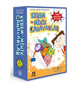 Kerem İle Minik Canavarlar – Tüm Maceralar Bir Arada (12 Kitap) - Kutulu
