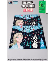 "DEKOMUS CEP DEFTERİ HEDİYELİ" LİSANSLI FROZEN ELSA 2'Lİ ÇITÇITLI DOSYA