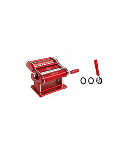 Atlas 150 Kırmızı Makarna Makinesi + Pastawheel
