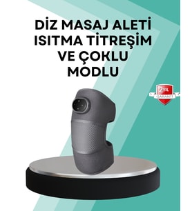 Ev Tipi Isı ve Titreşim Destekli Diz Masaj Aleti