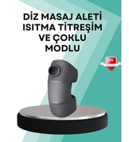 Ev Tipi Isı ve Titreşim Destekli Diz Masaj Aleti