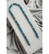 Apatit Taşı Küre Kristal Kesim Parlak 8mm Doğal Taş Dizi [AB+]