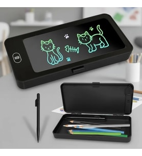 Lcd Dokunmatik Ekranlı Kalemlik Siyah Renk