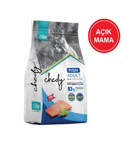 Chedy Somonlu Yetişkin Kedi Maması 1 Kg AÇIK
