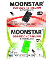 MOONSTAR DSR-6500 HD PREMIUM DSPİLAY GÖZ SİYAH UYDU ALICISI