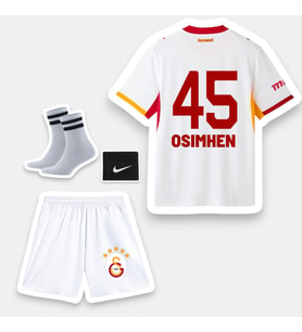 Osımhên-9 Gâlâtâsârây 26-27 Yeni Sezon Çocuk Futbol Forması - 4'lü Set