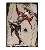 Karizma Tablo Joker Tarot Kartı Dekoratif ahşap Tablo 35cm X50cm