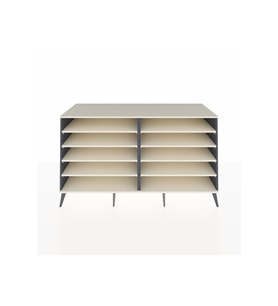 Kronos Konsol 8 Raflı  176x59x99 Antrasit-Aytaşı