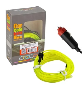 5 Metre 5 Volt Usb Adaptörlü Neon Parlak (Florasan) Yeşil İp Aydınlatma Pm-6083