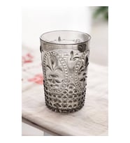 Akrilik Füme Tekli Kısa Bardak & Su Meşrubat Kahve Yanı Bardağı 400 ml ( Cam Değildir )