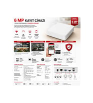 Provzen Hikvision 7 Kameralı 4MP IP ColorVu 3.0 Güvenlik Sistemi AI İnsan Araç Algılama Mikrofon ve Işıklı Alarm