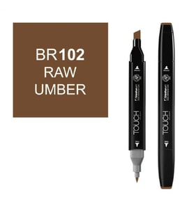 TOUCH TWIN BR102 ÇİFT UÇLU MARKER RAW UMBER