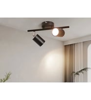 MYLİGHTS  PANASONIC AMPULLÜ İKİLİ LED SPOT APLİK AVİZE ARMATÜR HAREKLİ  METAL GÜN IŞI LED AMPUL DAHİLDİR HAREKETLİ BAŞLIK  