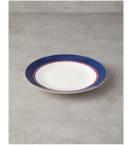 Carny Bone Porselen Servis Tabağı 25 Cm Lacivert