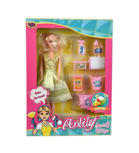 Kutuda Anlily Temizlik Setli Bebek 2442