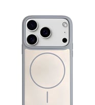 iPhone 17 Pro 6.3" MagSafe Destekli Premium Soft Silikon Kılıf Gri