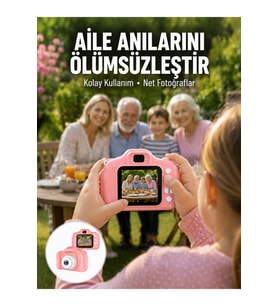 Taşınabilir HD Dijital Kamera, Video ve Fotoğraf Çekim, USB Şarjlı, Yeni Nesil