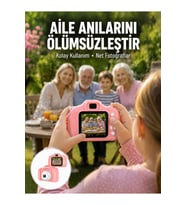 Taşınabilir HD Dijital Kamera, Video ve Fotoğraf Çekim, USB Şarjlı, Yeni Nesil