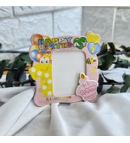 25 Adet Çerçeve 1 Yaş Doğum Günü Hediyesi Pembe Kız Bebek-
