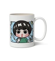 Naruto Rock Lee Avatar Baskılı Anime Beyaz Kupa Bardak