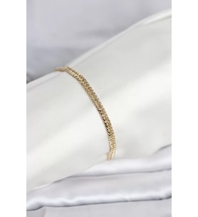 CM 14K Gold Renk Zincir Model Kadın Bileklik - TJ-BB8285