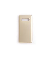Samsung Galaxy S10 Plus Premium Silikon Kılıf Gold