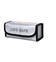 AIRFORTH 185X75X60 mm Taşınabilir Yanmaz Patlamaya Dayanıklı Güvenlik Lipo Pil Çantası