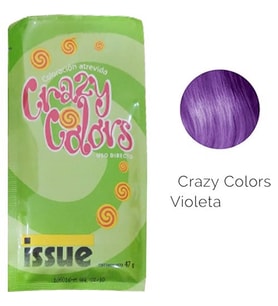 Issue Crazy Colors Yarı Kalıcı Saç Boyası 47 gr Violeta Crazy