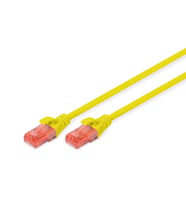 DIGITUS 0.5m CAT6 Utp DK-1617-005/Y Sarı Patch Kablo