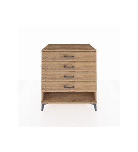Kronos Şifonyer 4 Çekmeceli 88x59x96 Çam-Çam