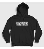 Presmono Unisex Beyaz Kirari Anime kakegurui Kapüşonlu Sweatshirt 239940tt (Siyah)