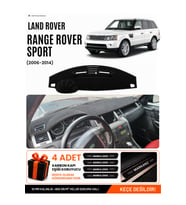 LAND ROVER RANGE ROVER SPORT (2005-2013) Uyumlu Torpido Örtüsü Torpido Kılıfı - Siyah
