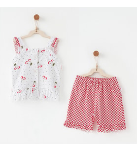 Andywawa Ac26684 Cherry Chatty 2li Takım Red